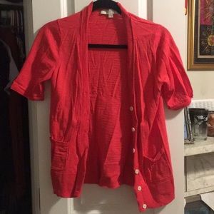 Pink 1/2 sleeve cardigan